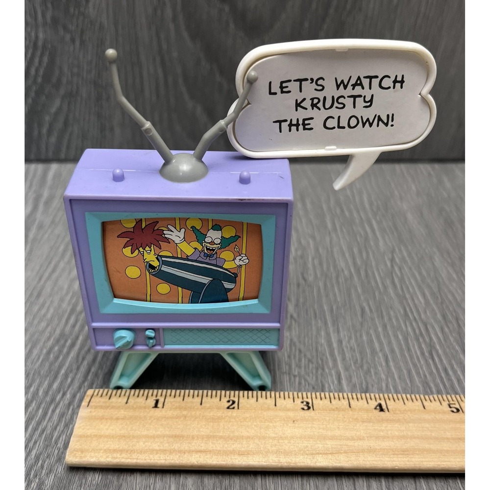 Vintage 1990 The Simpsons TV Speech Bubble Set Talk Box Playset Twentieth Fox - Picture 9 of 10